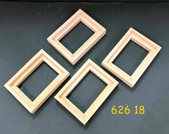 Float frames for 2 1/2 x 3 1/2 x 1/4"  art (4)