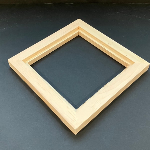 Float frames for 5 7/8 x 5 7/8 x 1/4" art