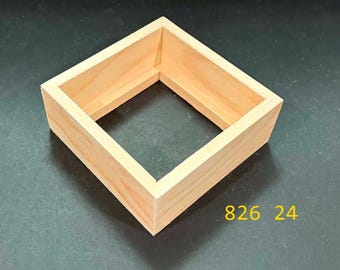 Float frame for 4x4 x 1 1/2" art