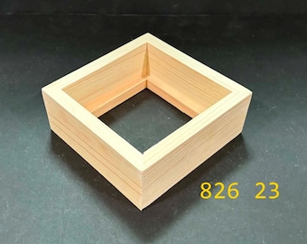 Float frame for 4x4 x 1 1/2" art