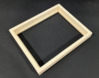 Float Frame for 8x10 X 1/4 Canvas or Panel 