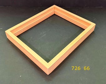 Float frame for 8x10 x 5/8" art