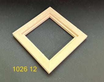 Marco flotante para baldosa o panel de 6x6 x 1/4".