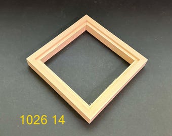 Marco flotante para obras de arte de 6x6 x 1/8".