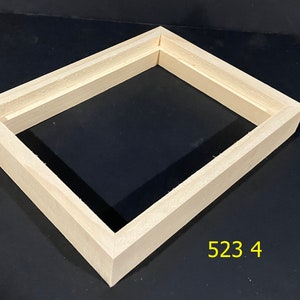 Flat Picture Frame 2 1/4 Wide Frame Unfinished Pine 12 X 16 