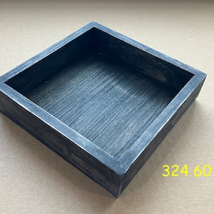 Box frame  6 x 6, 1 1/2 &quot; deep with ply bottom  - primitive black