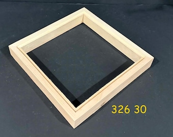 Float frame for 8x8 x 1/8" art