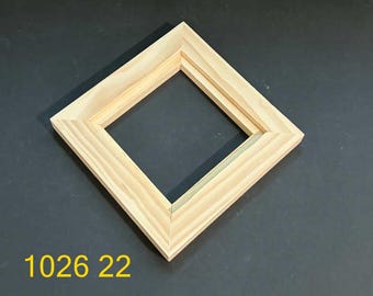 Marco flotante para baldosa de 4 1/4 x 4 1/4 x 1/4".