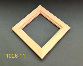 Marco flotante para baldosa o panel de 6x6 x 1/4".