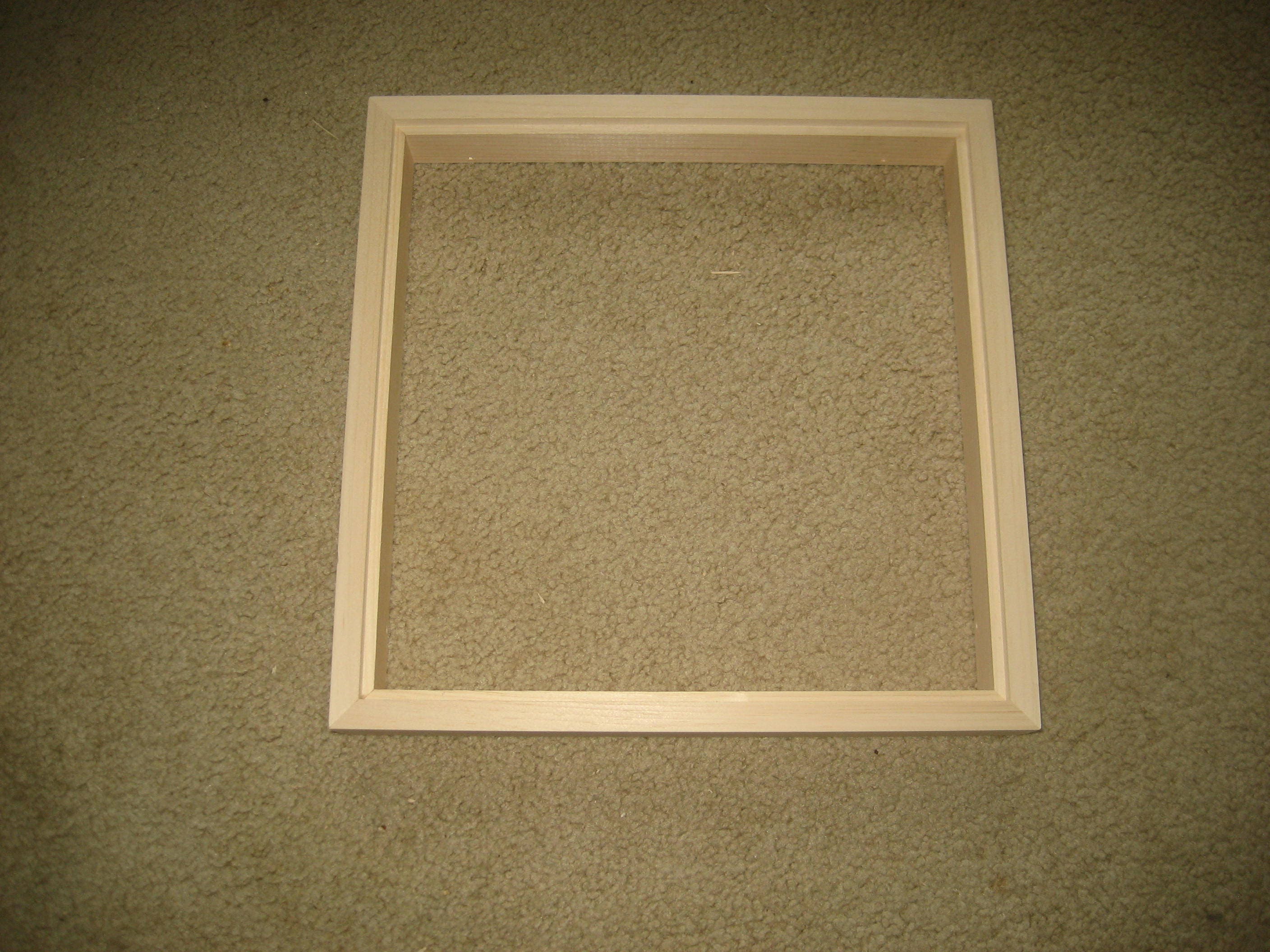 Float Frames for 12x12 1/4 Panels Unfinished Wood Etsy Canada