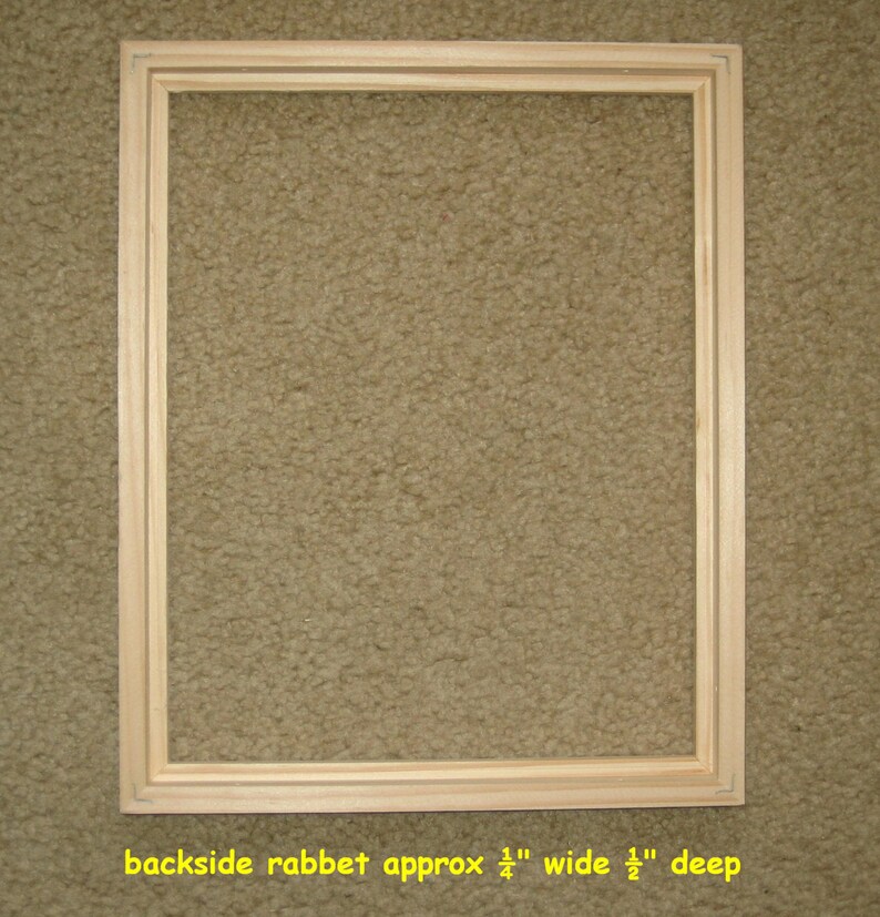 Unfinished wood picture frames lot of 3 8x8 8x10 or 10x10 Etsy