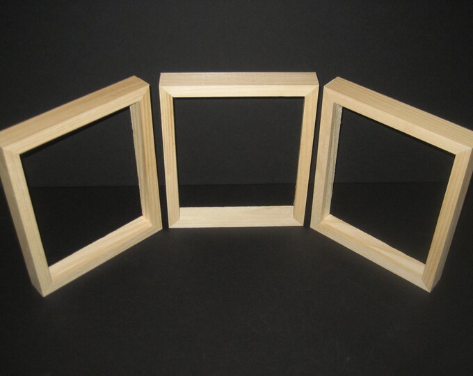 10 Unfinished Deep Rabbet Frames Etsy