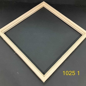 Float frame for 12x12x1/4&quot;  panel  - unfinished  wood