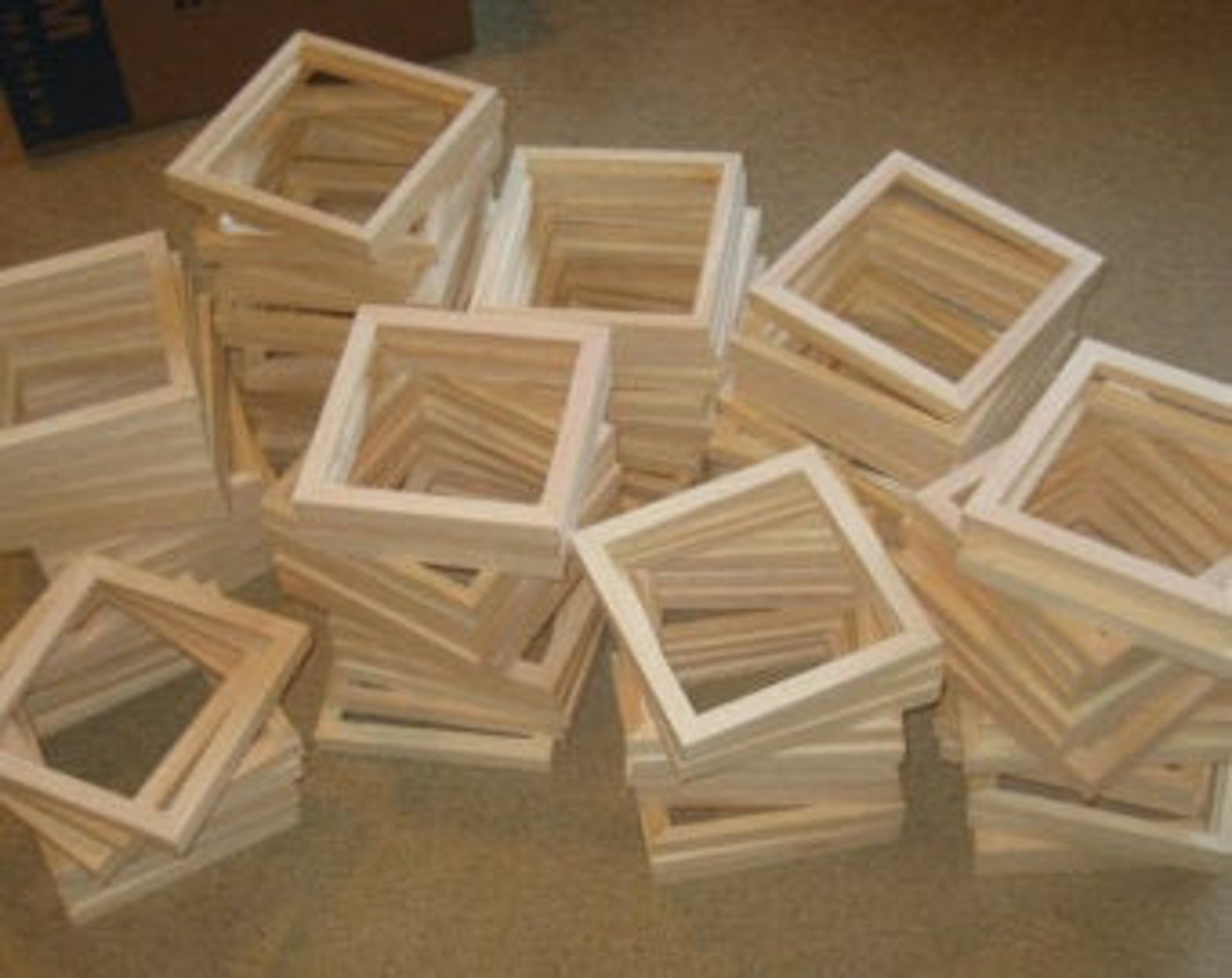 Mini Frames in Bulk 4x4 Unfinished in 25 Qty Etsy