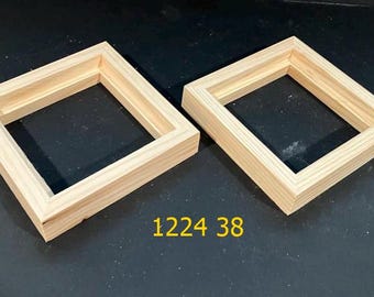 Float frames for 4 1/4 x 4 1/4 x   1/4" tiles or panels (2)