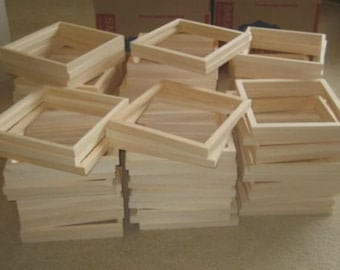 Frames in bulk unfinished-  pick size & qty - handmade