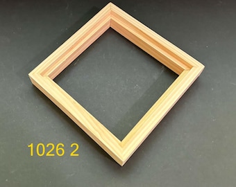 Marco flotante para baldosa o panel de 6x6 x 1/4".