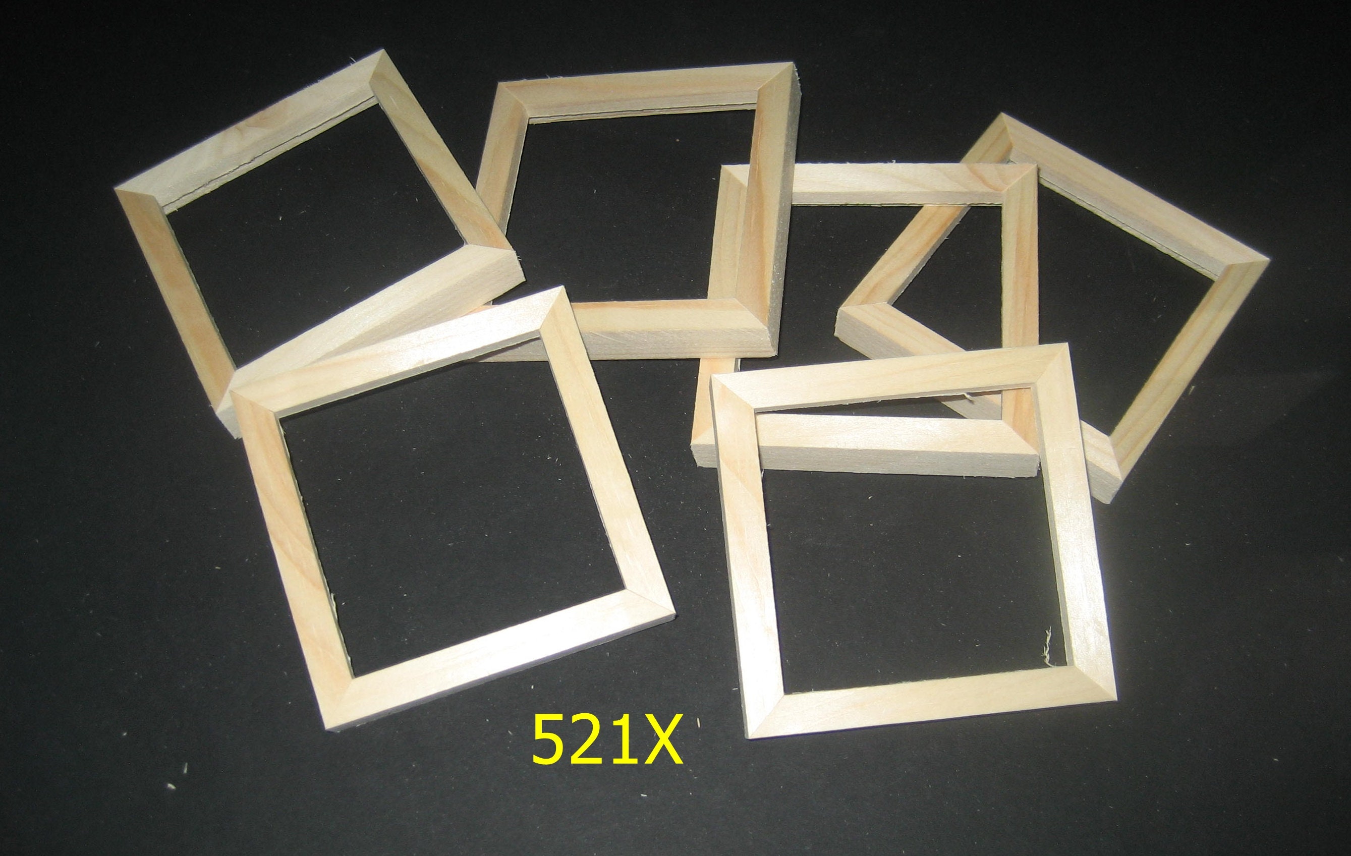 4x4 unfinished wood picture frames 6 Etsy