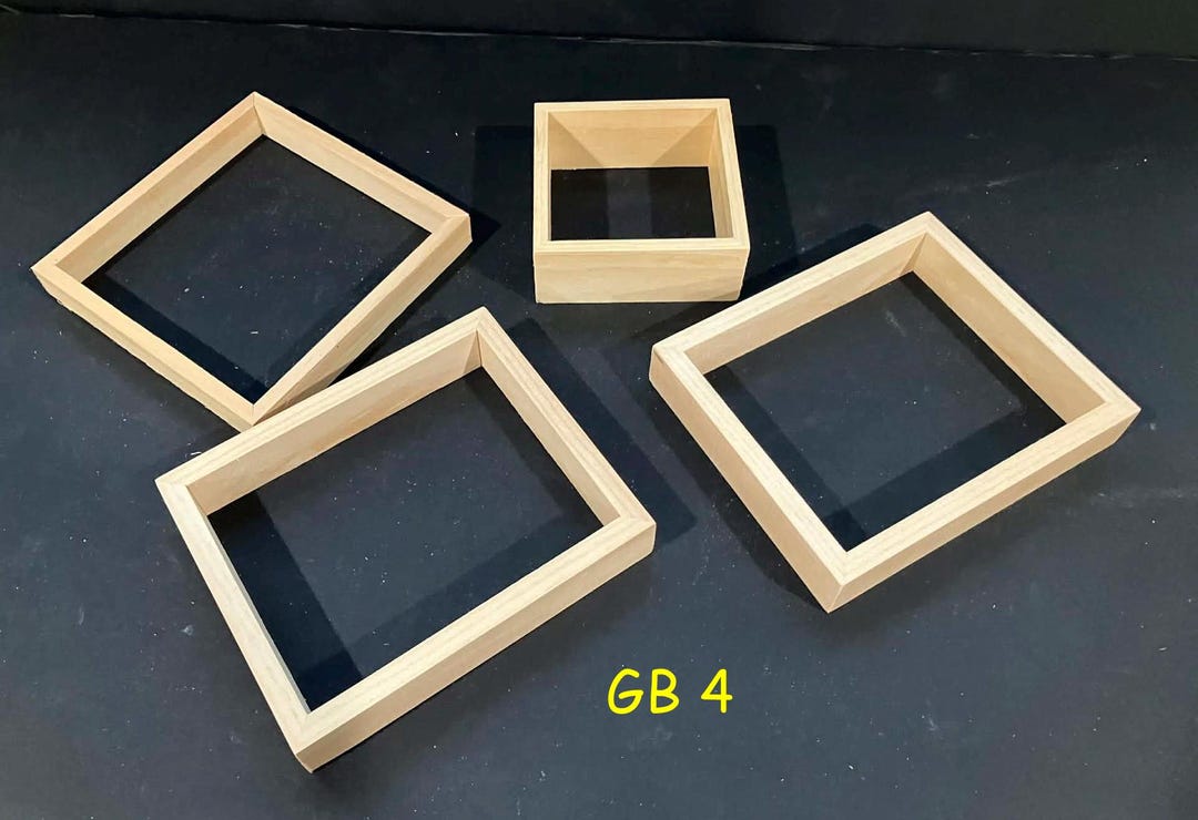 Grab Bag of Small Unfinished Box Frames (4) - Etsy