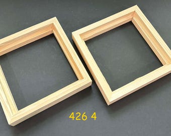Float frame for 6x6x 3/4"  art