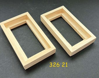 Float frames for 2x4 x 3/8" art (2)