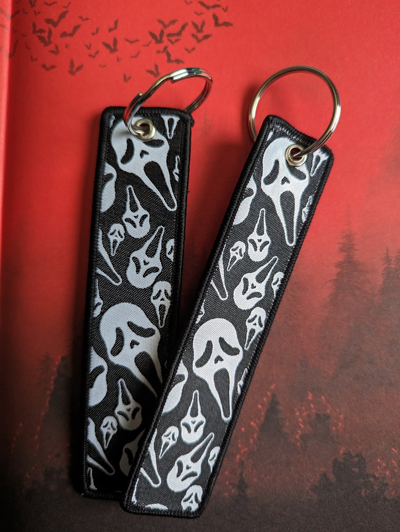 Horror Movie Keychain Spooky Slasher Halloween Double Sided Keyring - Etsy