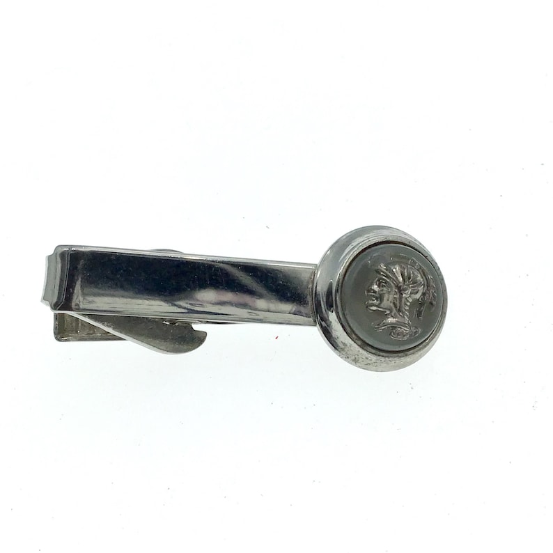 Vintage Trojan Warrior Clip Vintage Trojan Tie Bar Warrior Tie Bar Gift for Collector Gift For Him Soldier Tie Clip 1950s Tie Bar