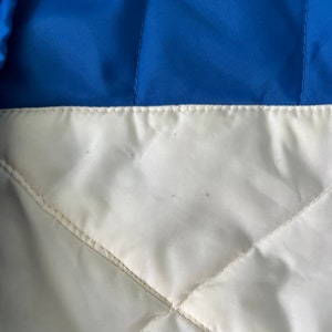 Vintage Ski Coat, Ski Jacket, Blue Jacket, Topher Jacket, Ladies Ski Coat, Blue White Coat, Mid Century Clothing, 1960s, 1970s image 8