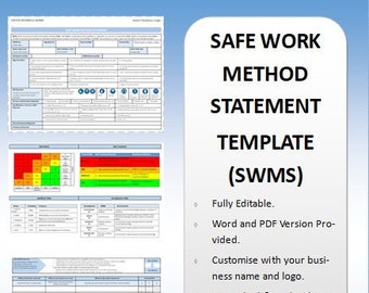 Safe Work Method Statement Template