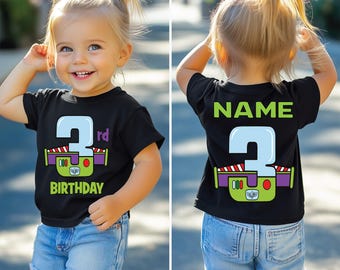 Buzz age shirt, Custom Birthday, Kids Age Shirt, Custom Birthday, Kids Birthday, Personalized Buzz Lightyear, Space Theme Shirt, Buzz Bday