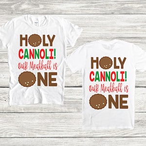 Camiseta One Little Meatball, pais, camiseta, 1º aniversário, camiseta Meatball, primeiro aniversário, camiseta One Little, camiseta de aniversário, tema italiano