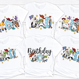 Family Toy Themed Birthday Shirt, Kids Birthday Party, Unisex Personalized Shirt, Personalized Toy Party Tee for Birthday