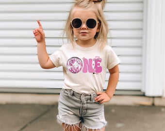 Disco Cowgirl Age Birthday Shirt For Girls, Cute Western Girls Bday Shirt