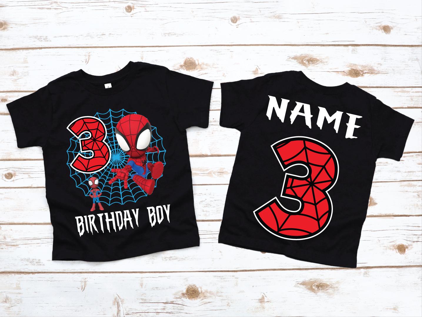 Enfant Marvel Spider-Man Cute Spidey 4th Birthday I'm 4 T-Shirt