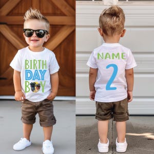 Adorable Puppy Pals Birthday Party T-Shirt for Kids - Dog Themed Celebration Tee