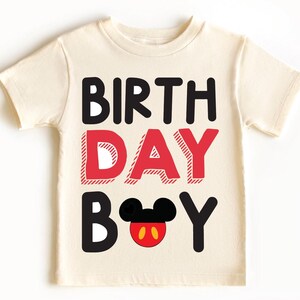 Mouse Birthday Boy Shirt, Custom birthday shirt for Kids
