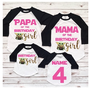 Custom Family Birthday Shirts, Space Themed, Personalize for whole family