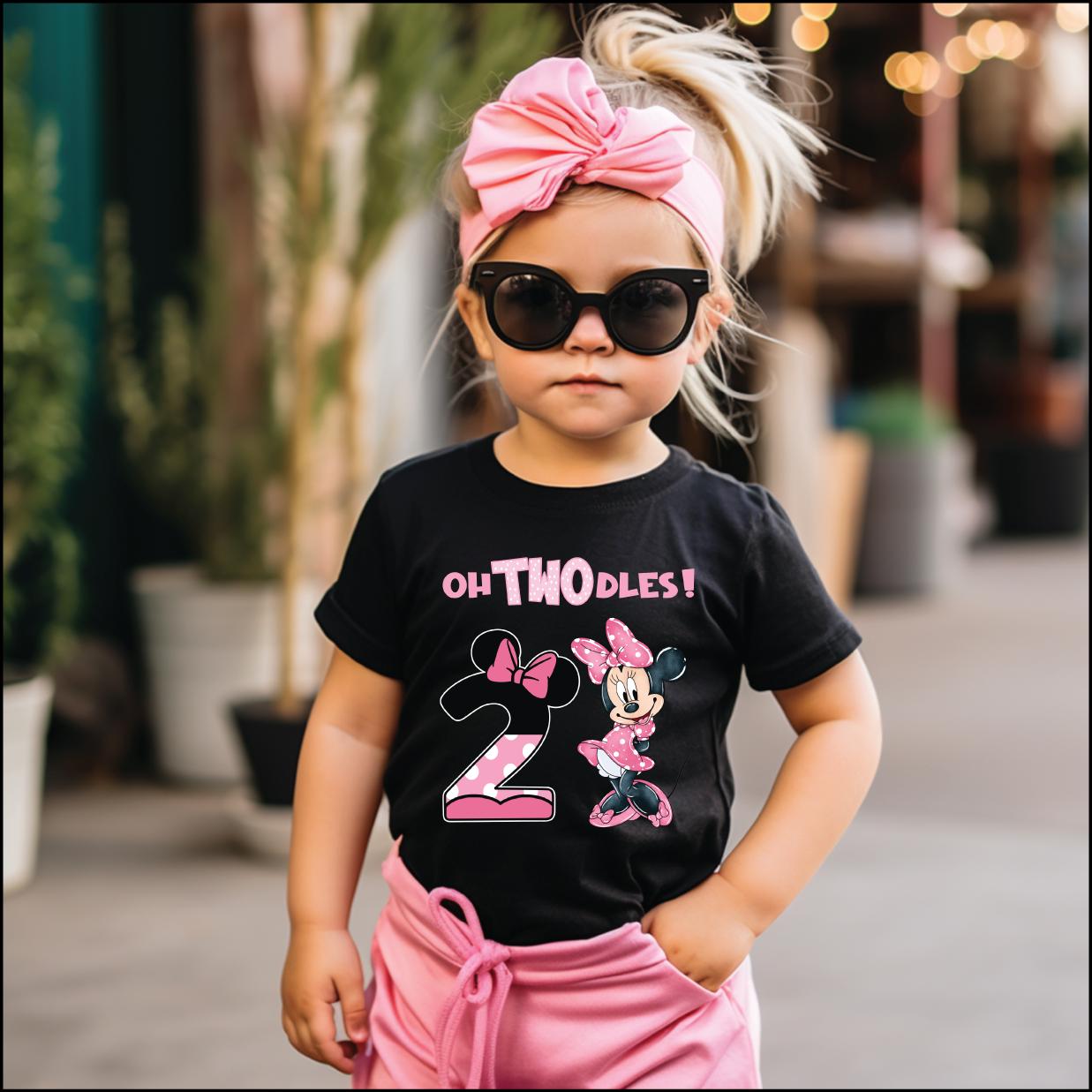 2nd Birthday Outfit Minnie Birthday Shirt Minnie Mouse Turning Outfit
