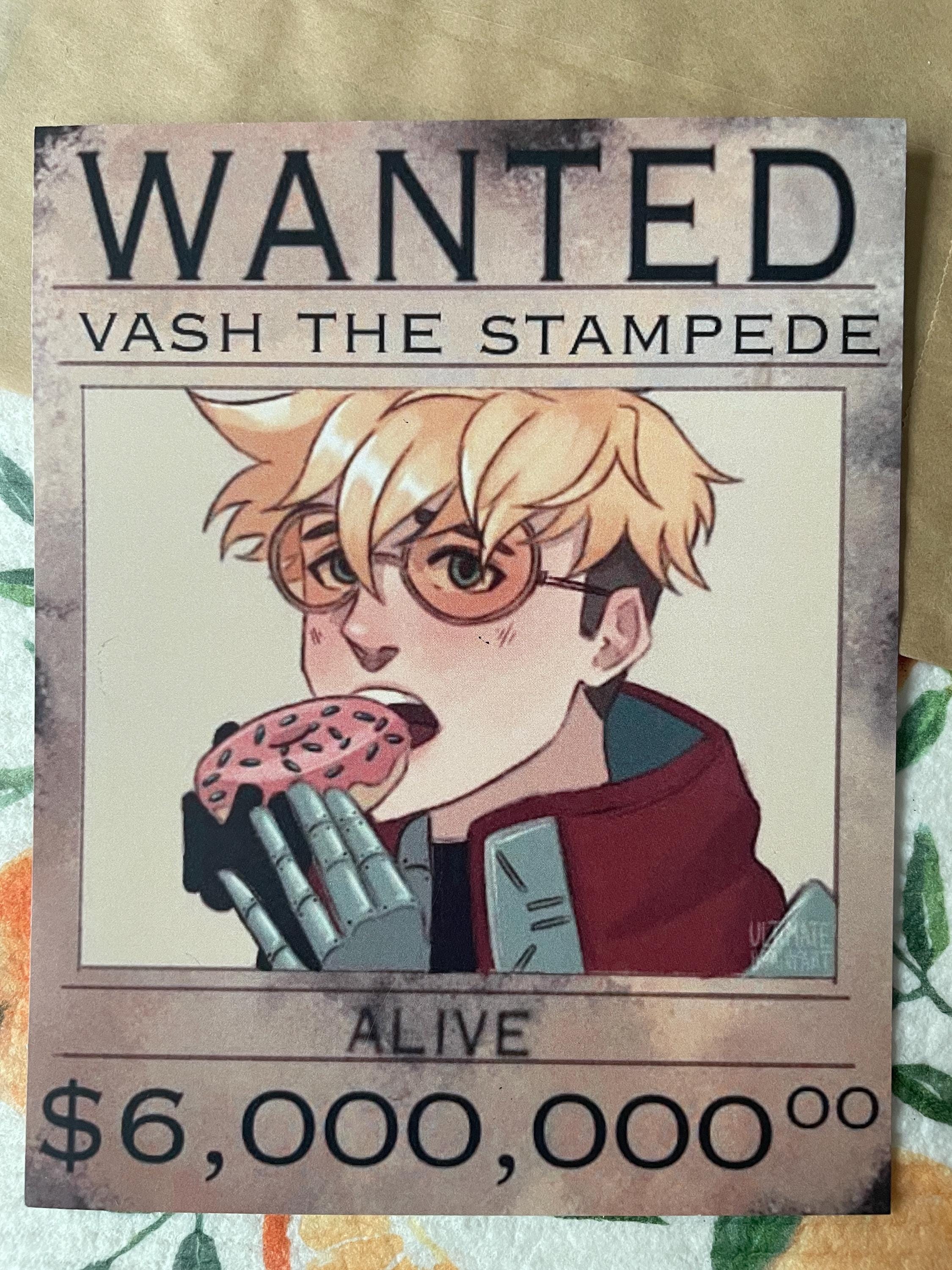 トライガン　ヴァッシュ　ポスター TRIGUN トライガン ヴァッシュ・ザ・スタンピード B2ポスター