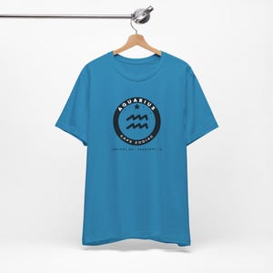 Wassermann - Sternzeichen Symbol, Unisex Jersey Kurzarm-T-Shirt