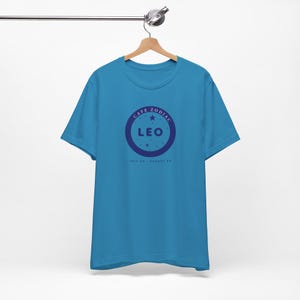 Leo - Zodiac Sign, Unisex Jersey Short Sleeve Tee