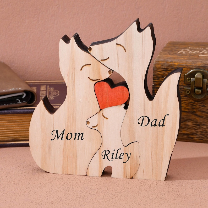 Wooden Fox Puzzle, Wooden Fox Toy, Educational Toy for Kids ...