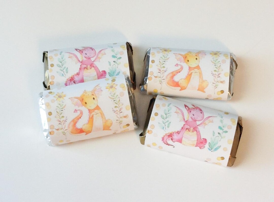 Small Wrappers 50 Personalized Mini Candy Bar Wrappers for Party Favors Small Gifts ...