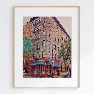 Monica&#39;s Building Print 8 x 10 unframed home decor small gift TV Show