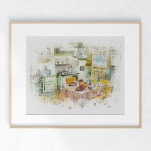 TV Show Watercolor Print 8 x 10 unframed home decor small gift