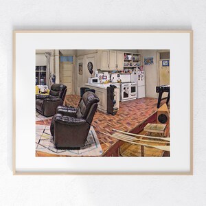 Joey & Chandler Living room Print 8 x 10 unframed home decor small gift TV Show
