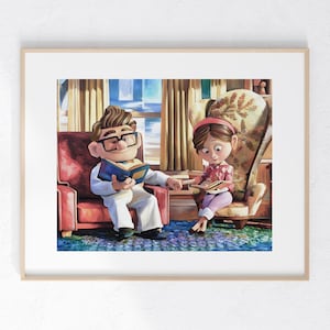 Carl and Ellie Print 8 x 10 unframed home Disney decor