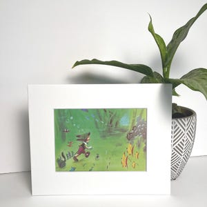 Disney Pinocchio Vintage Wall Art 8 x 10 Matted unframed home decor