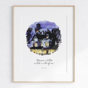 Movie Witch Quote Print 8 x 10 unframed home decor small gift