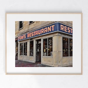 TV Show Cafe Print 8 x 10 unframed home decor small gift